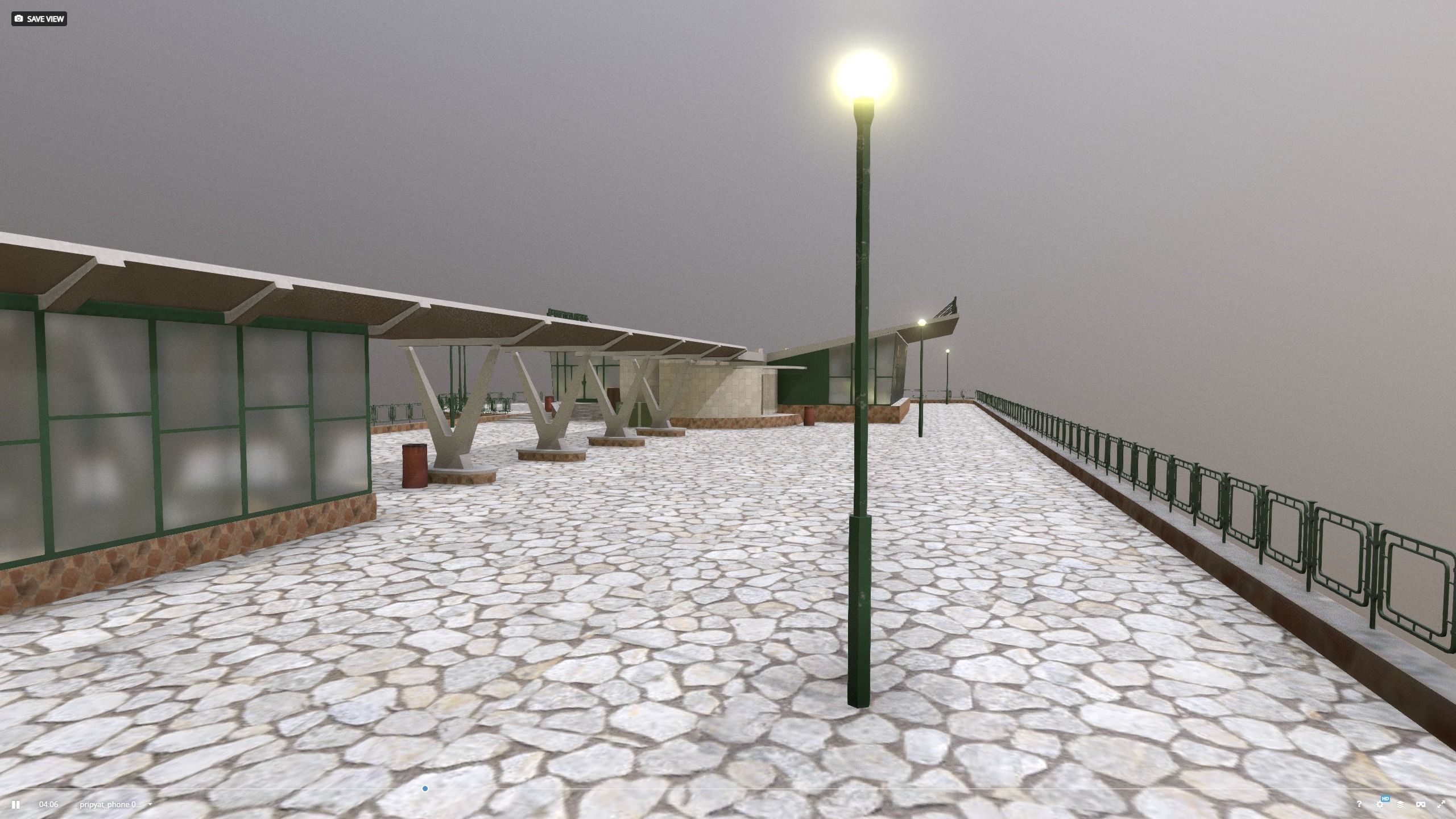 Cafe Pripyat restaurant before 1986 3D model_6