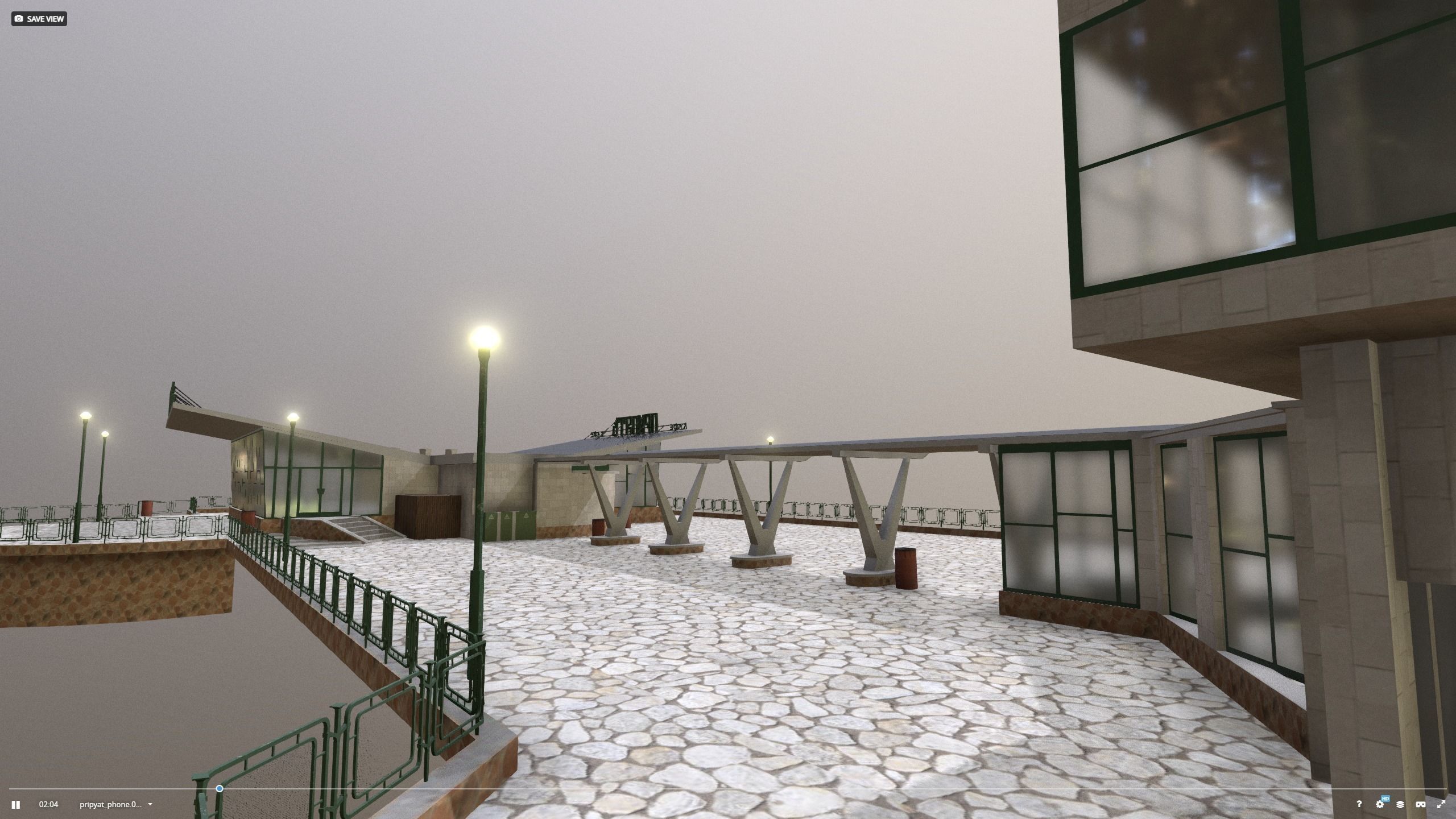 Cafe Pripyat restaurant before 1986 3D model_12