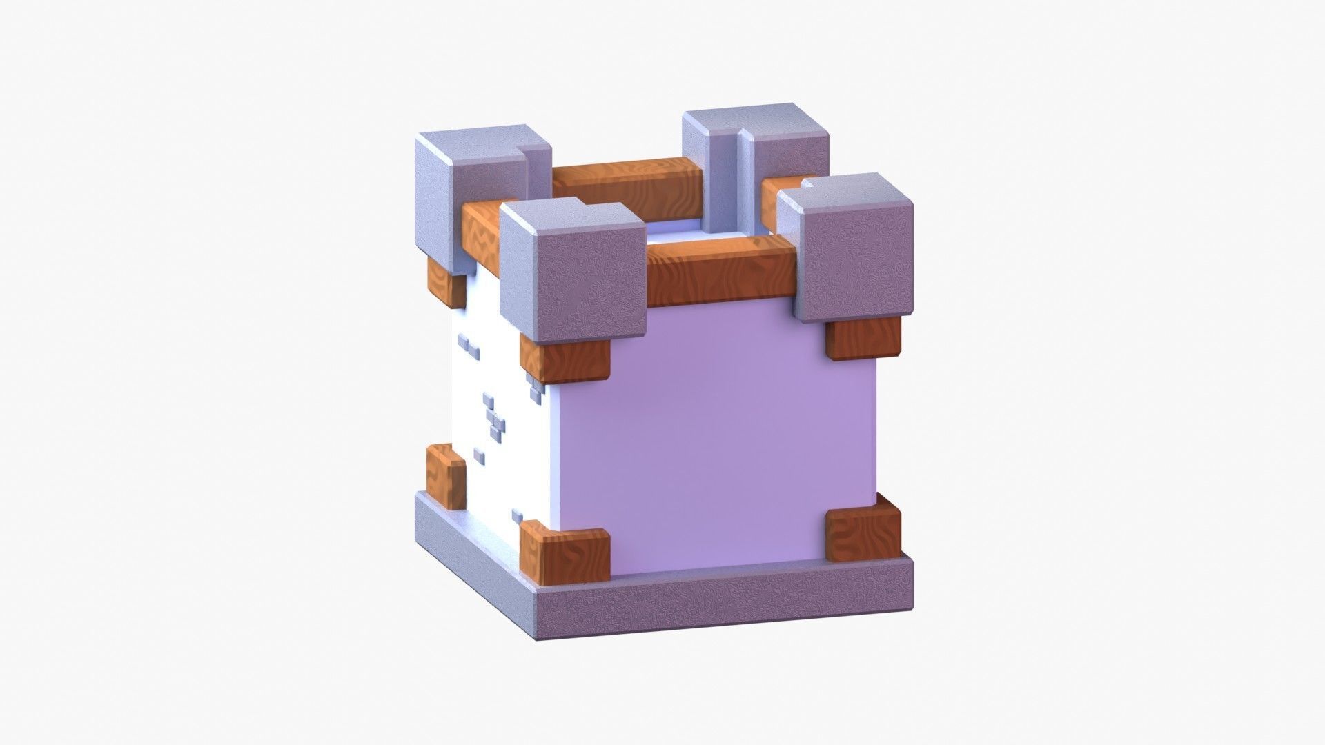 Royal Castle 3D Illustration 3D model_8
