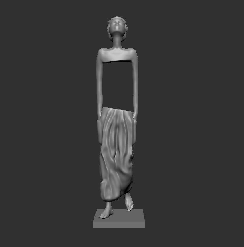 STAUE FOR LIBRARY - STORE FASHION 3D print model_3