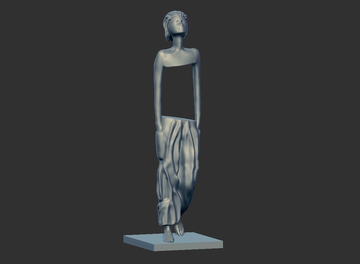 STAUE FOR LIBRARY - STORE FASHION 3D print model_1