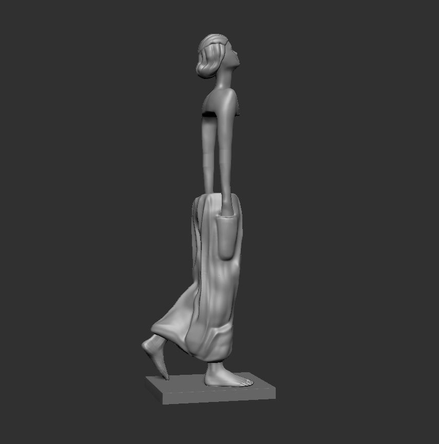 STAUE FOR LIBRARY - STORE FASHION 3D print model_10