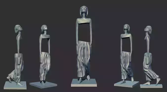 STAUE FOR LIBRARY - STORE FASHION 3D print model