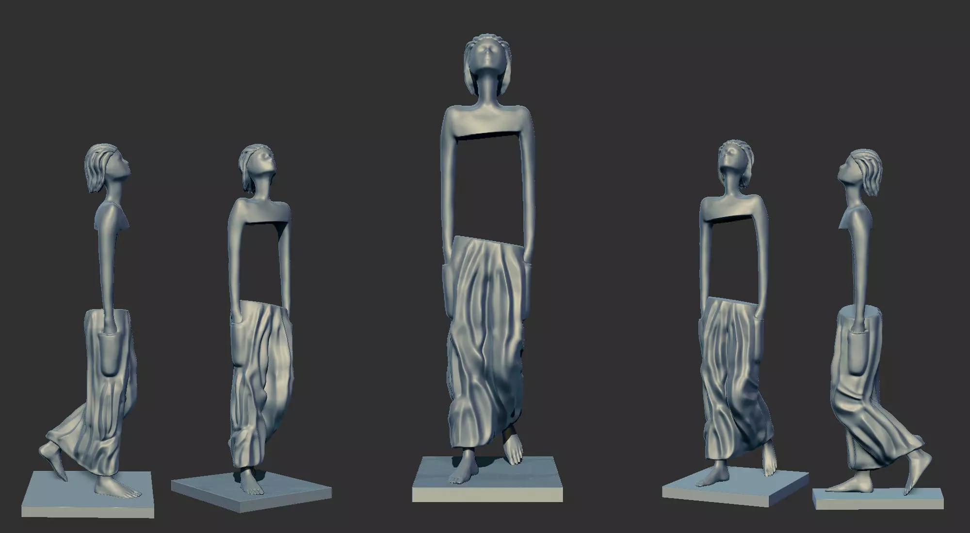 STAUE FOR LIBRARY - STORE FASHION 3D print model_0