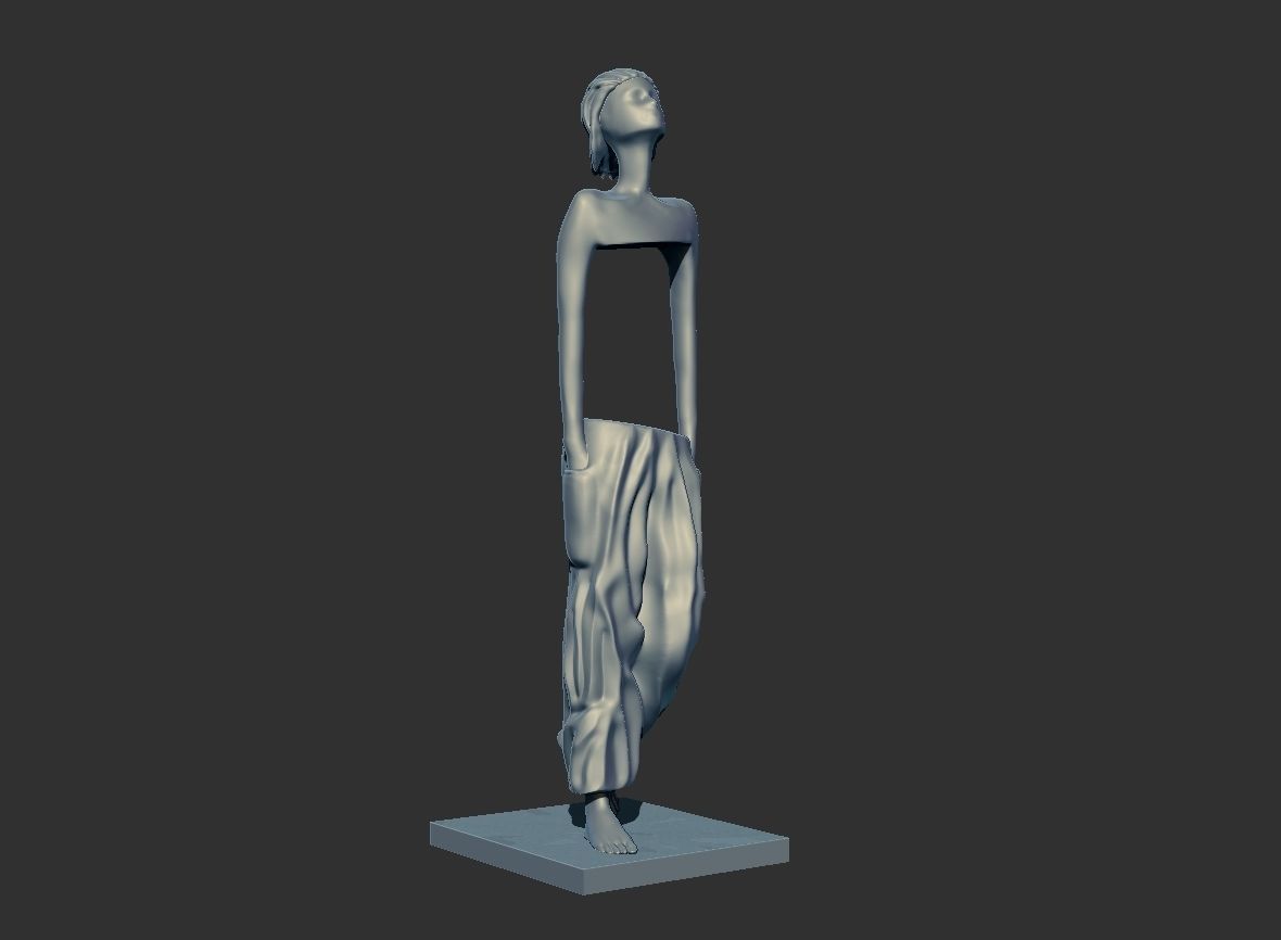 STAUE FOR LIBRARY - STORE FASHION 3D print model_11