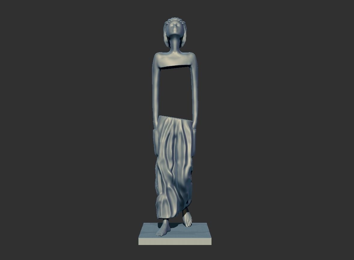 STAUE FOR LIBRARY - STORE FASHION 3D print model_2