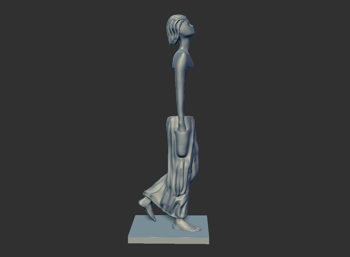 STAUE FOR LIBRARY - STORE FASHION 3D print model_7