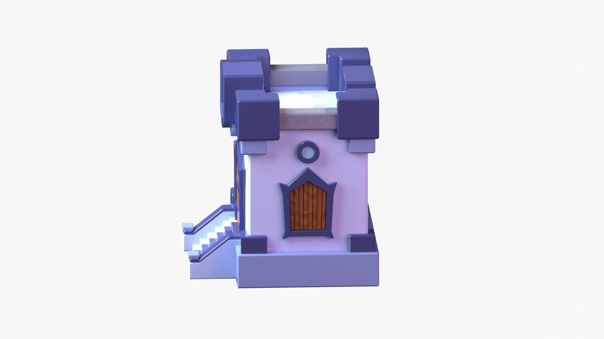 Royal Castle 3D Illustration 3D model_3
