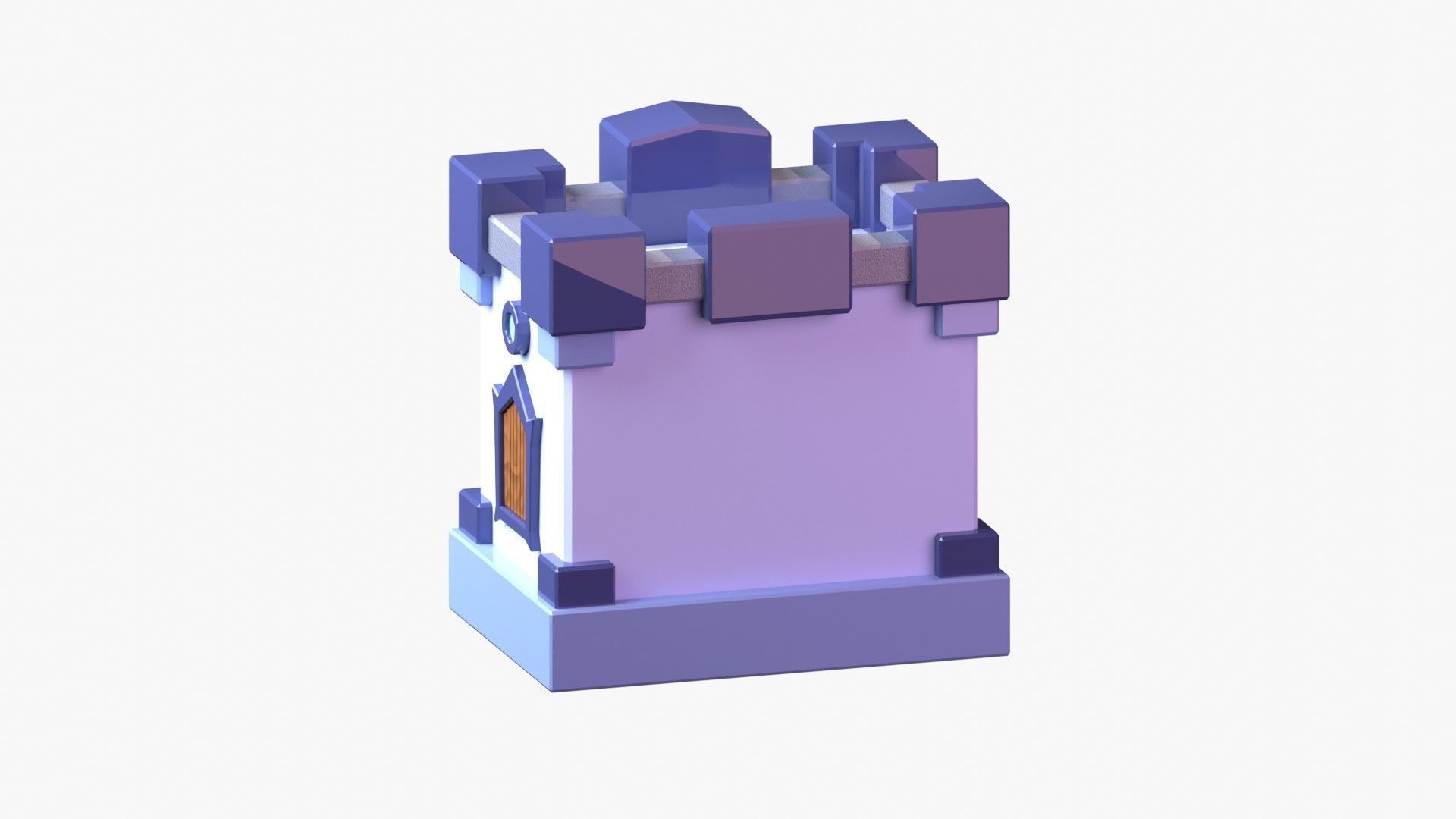 Royal Castle 3D Illustration 3D model_7