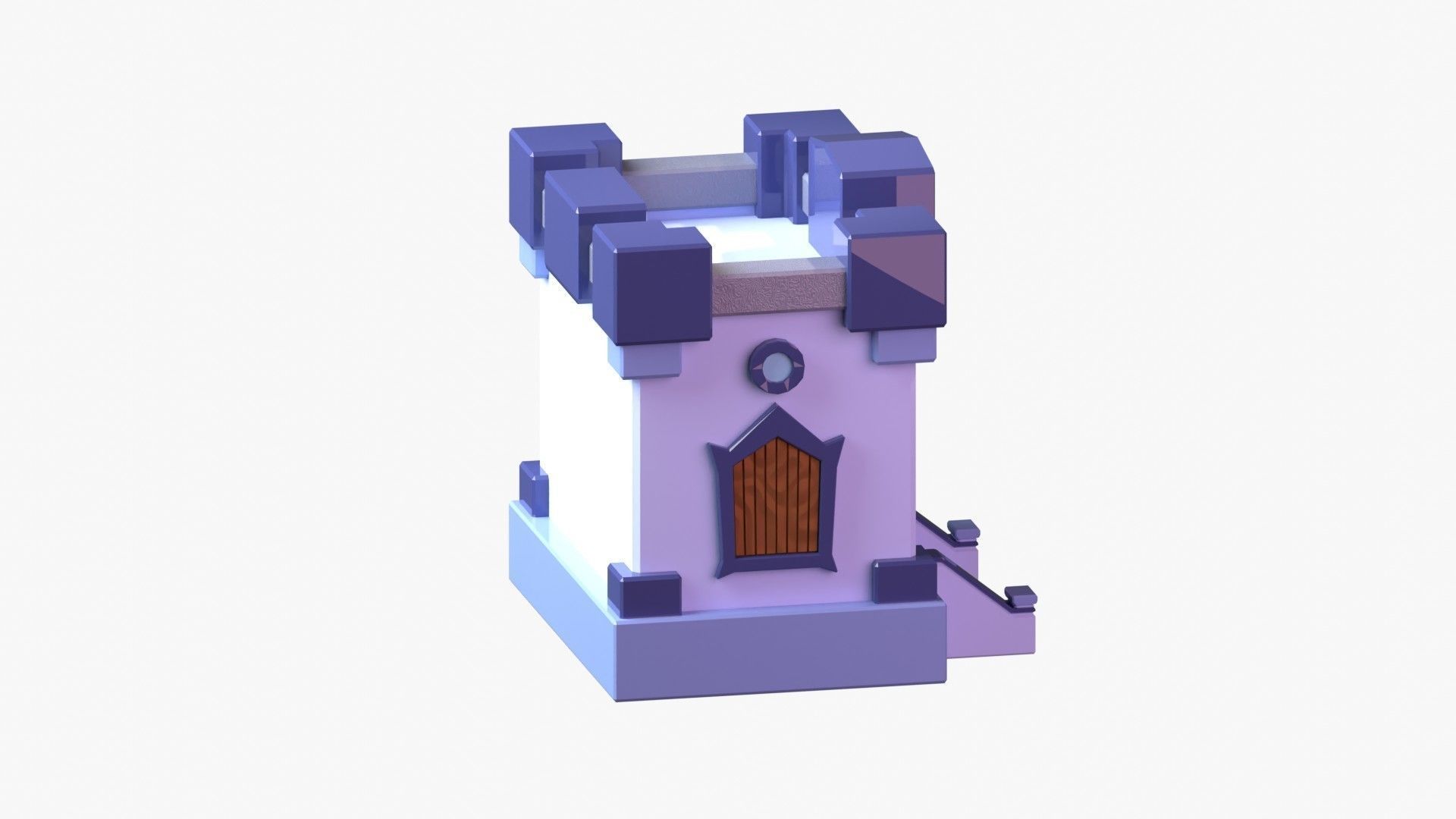 Royal Castle 3D Illustration 3D model_12