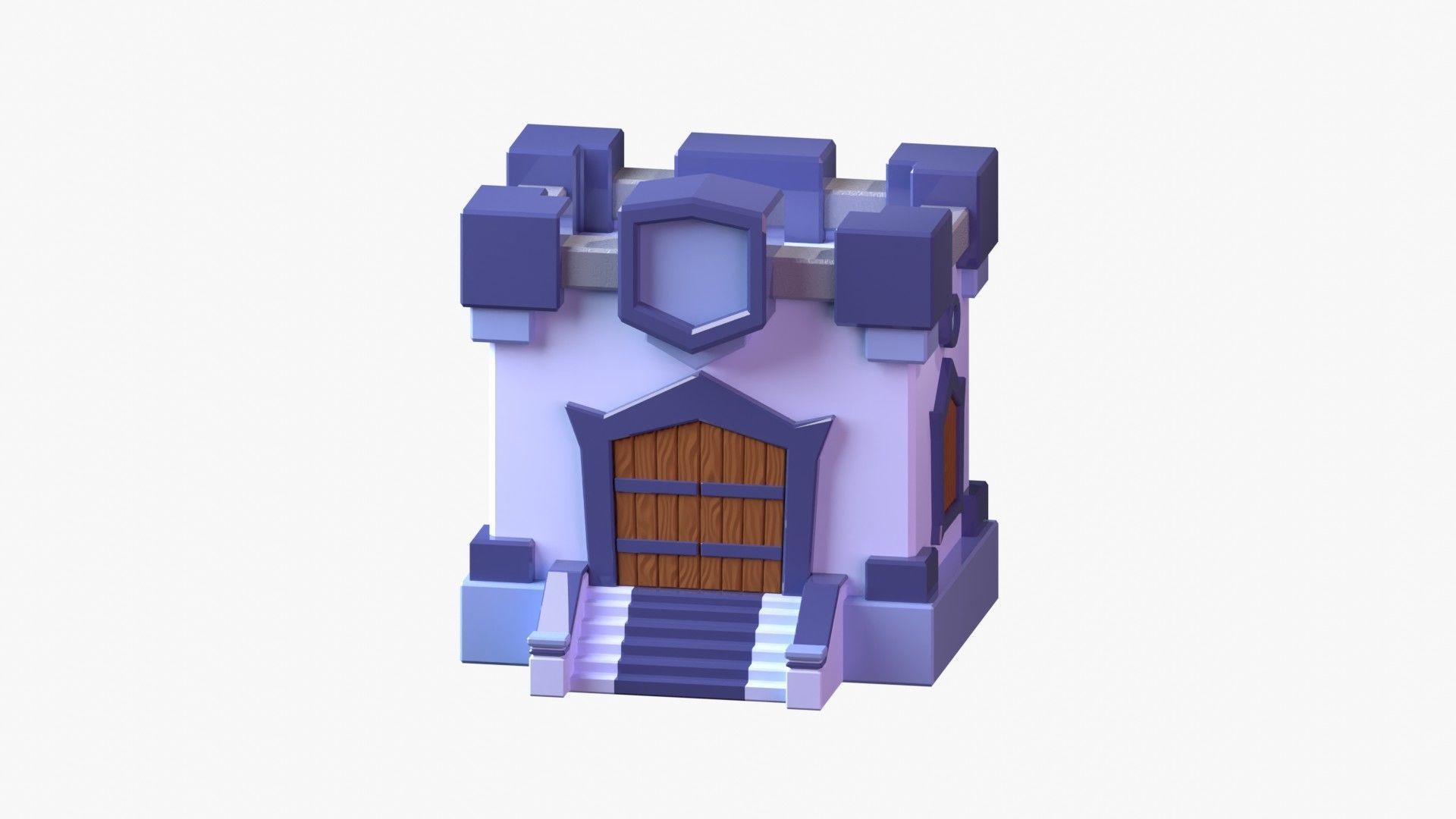 Royal Castle 3D Illustration 3D model_18