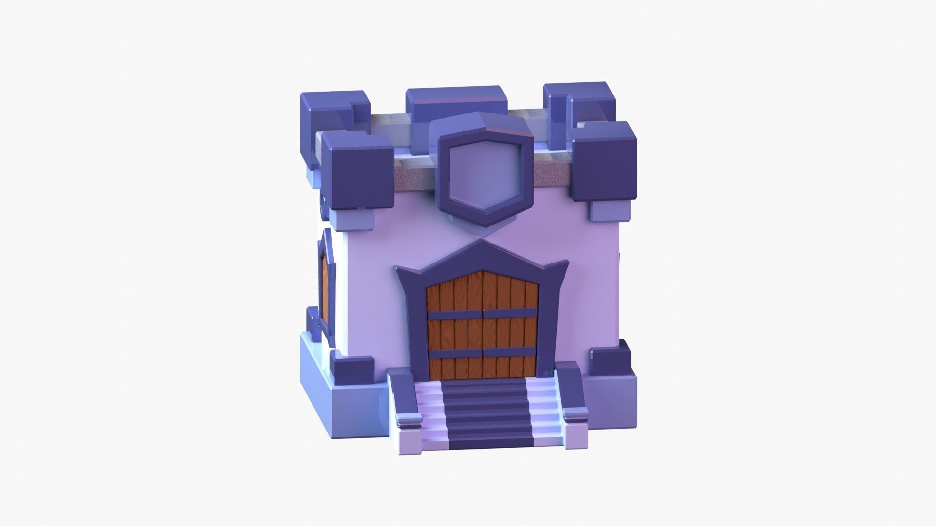 Royal Castle 3D Illustration 3D model_17