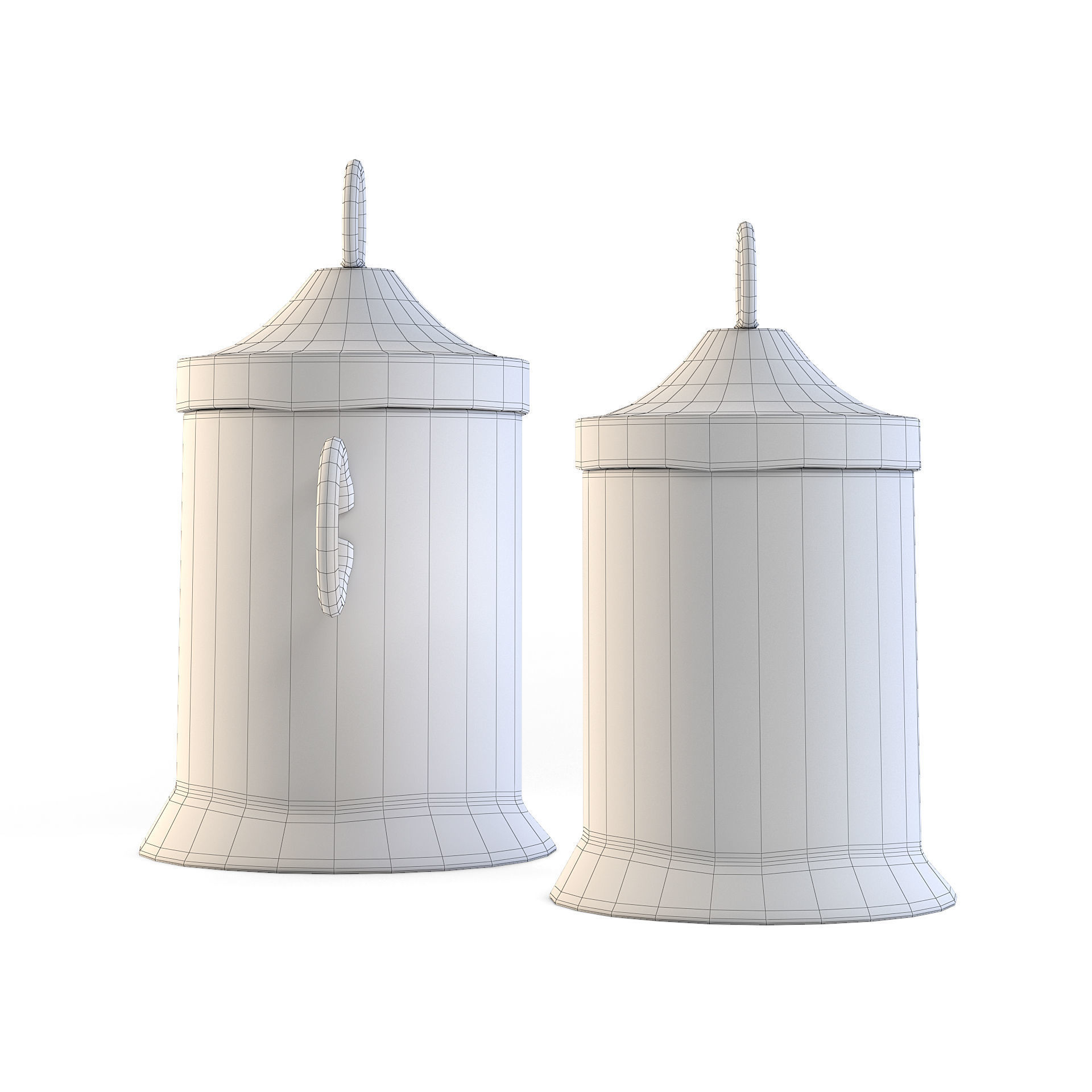 Old Metal Containers 3D model_3