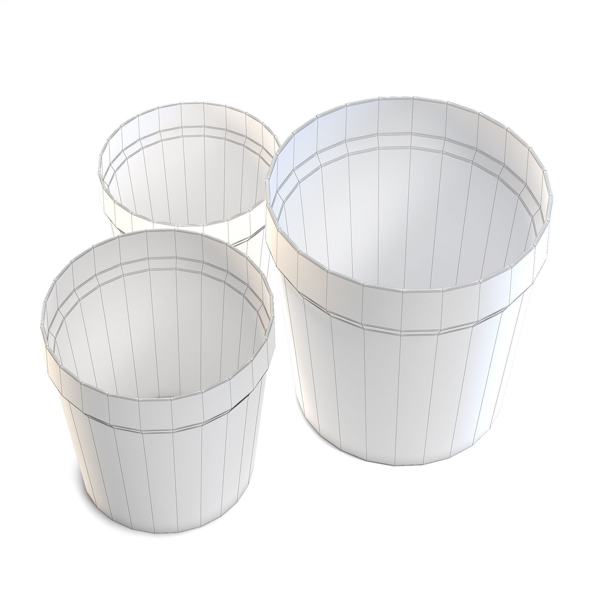 Old Bowls 3D model_6