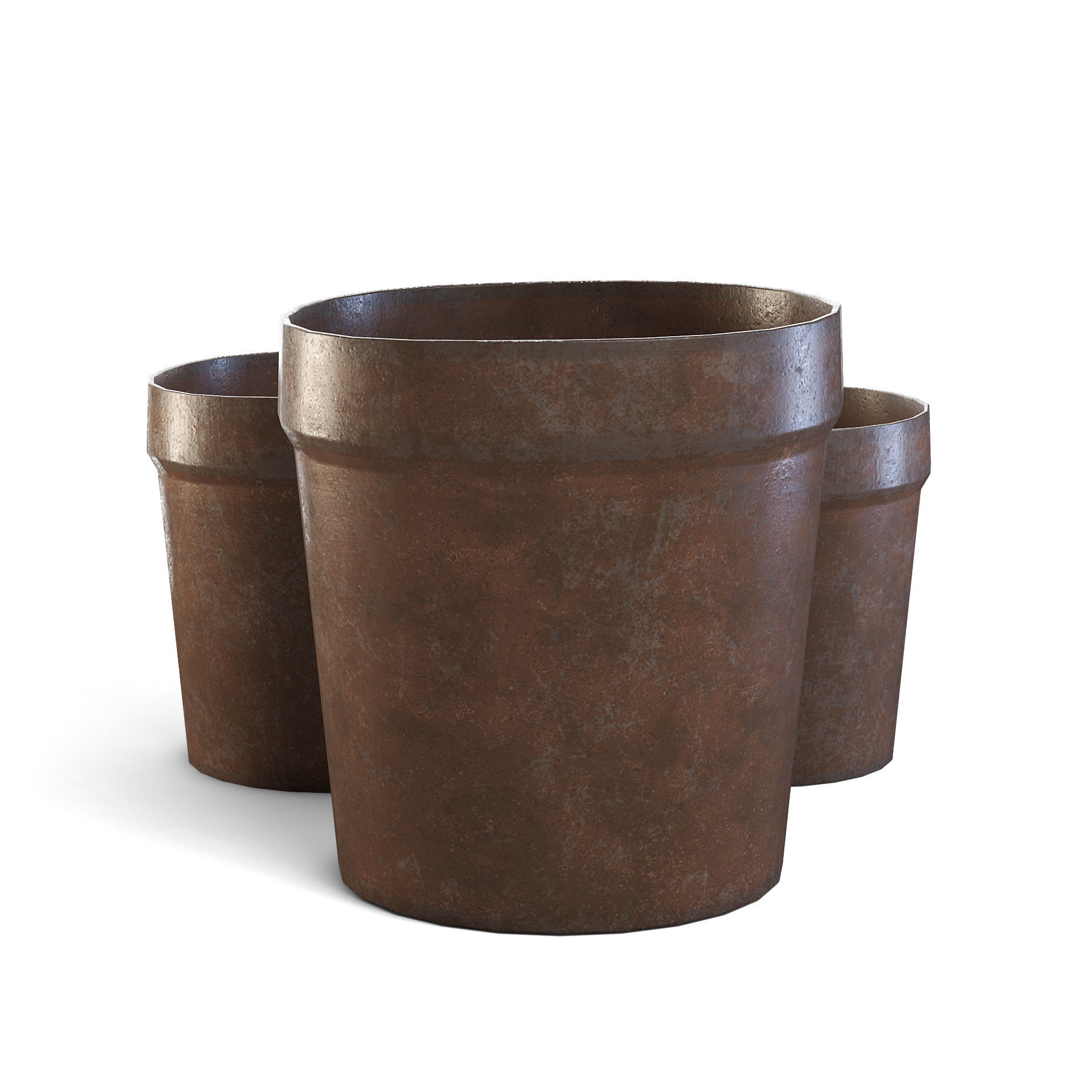 Old Bowls 3D model_2