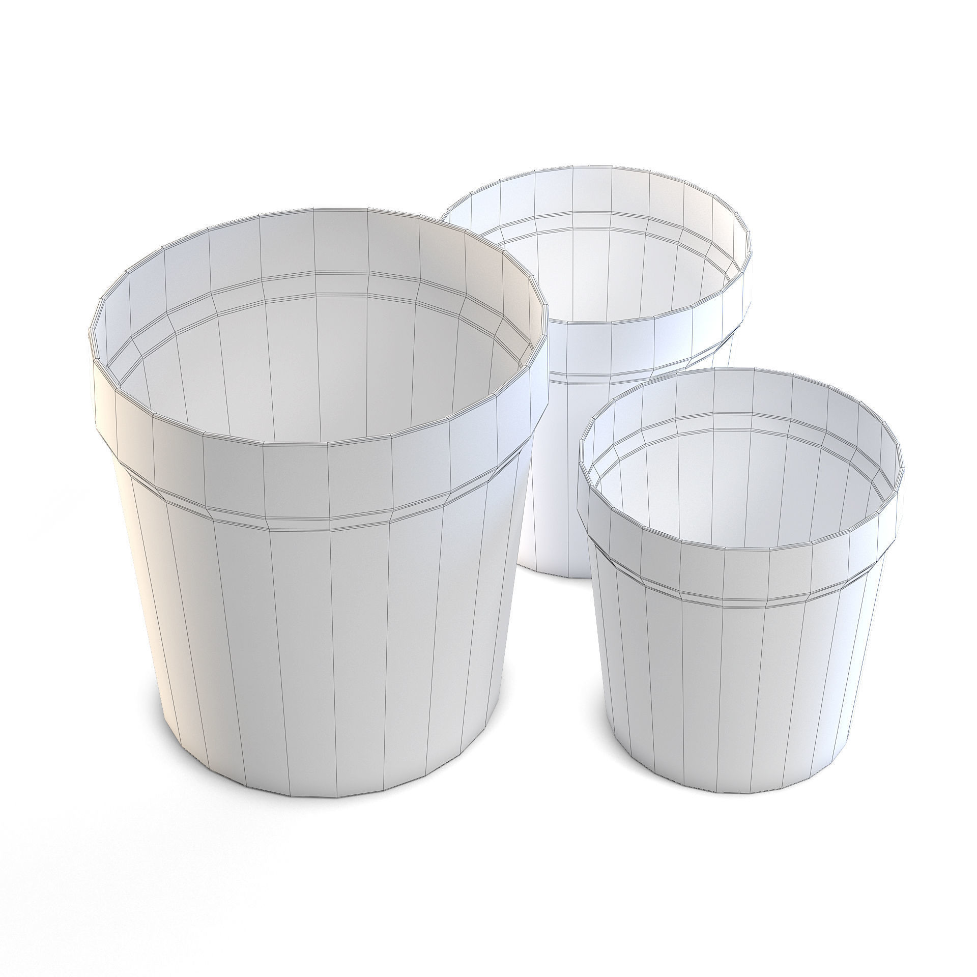 Old Bowls 3D model_4