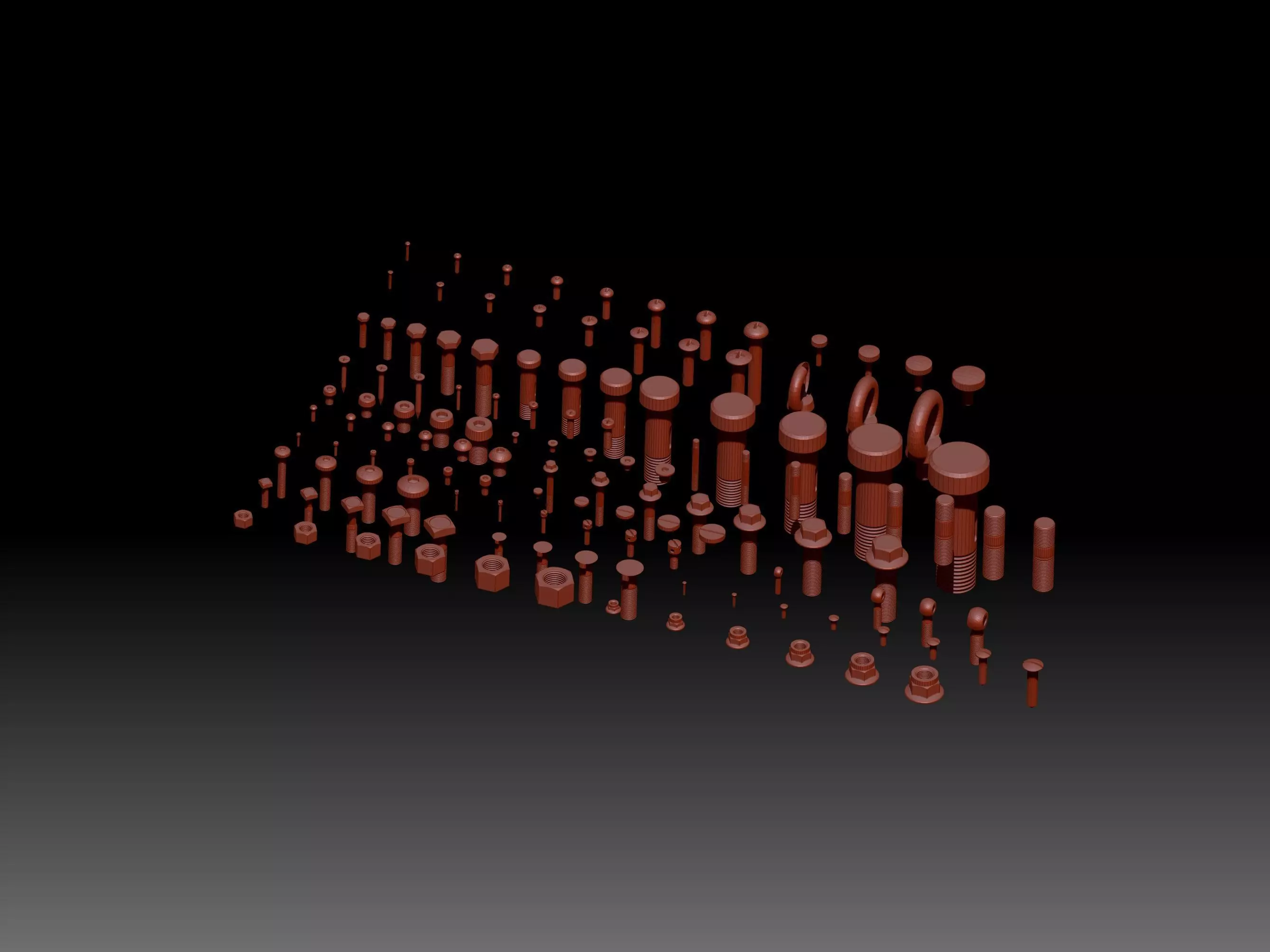 screw Free 3D model