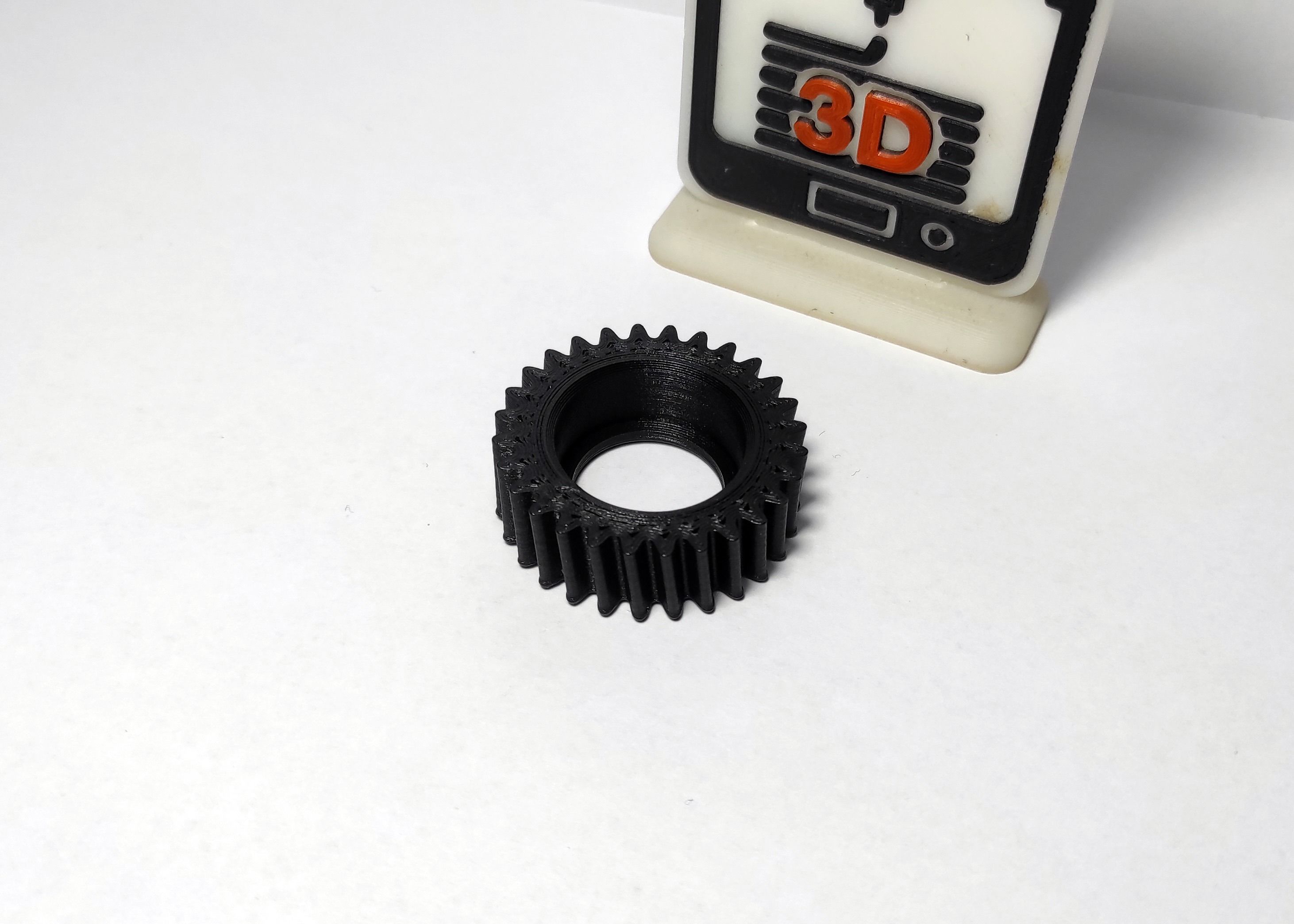 Gear for Electric Bicycle T28 D37 3D print model_2