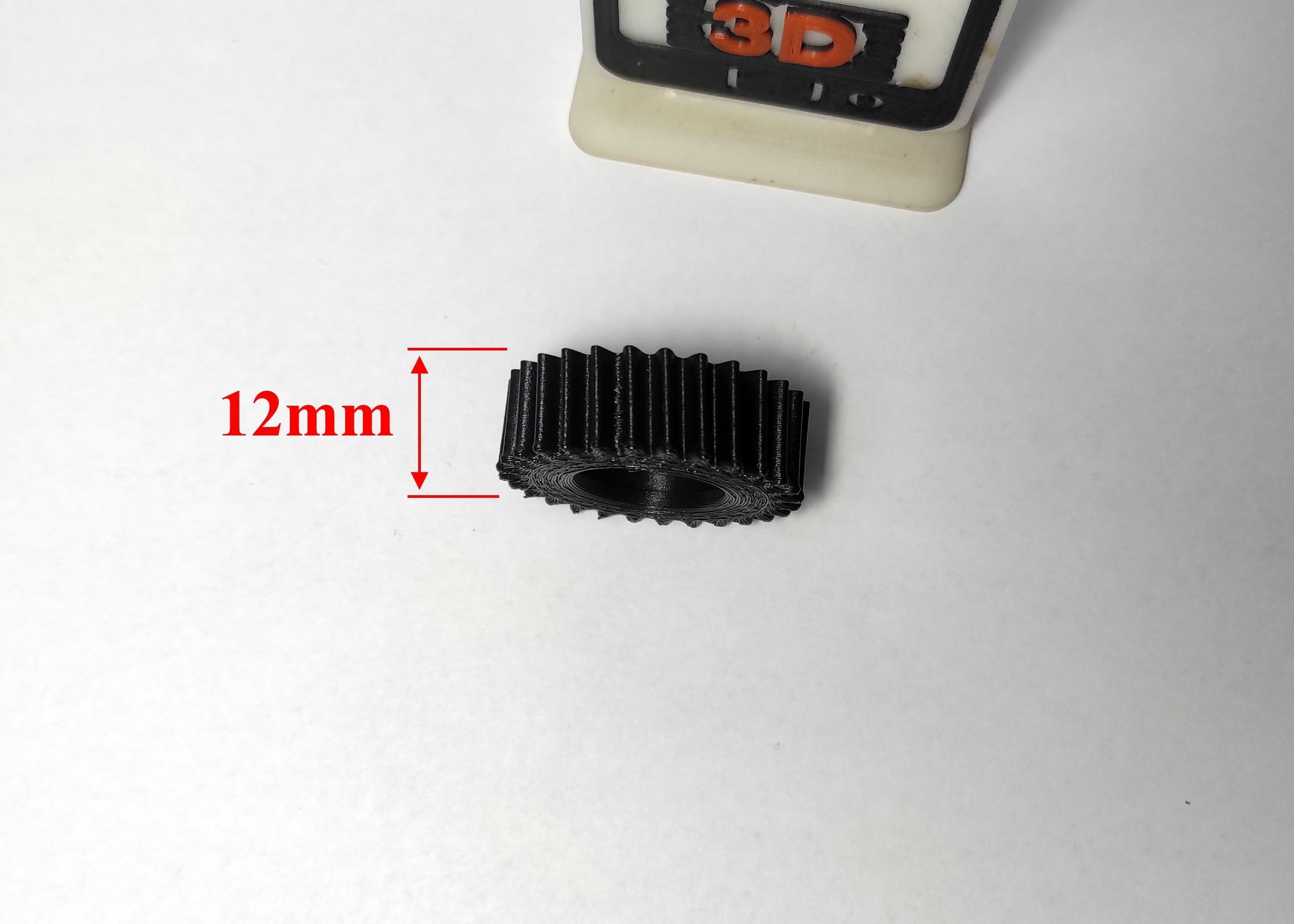 Gear for Electric Bicycle T28 D37 3D print model_3
