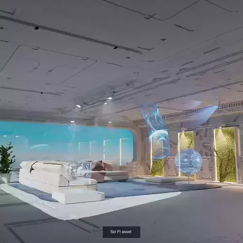 Sci fi asset 3D Model Collection