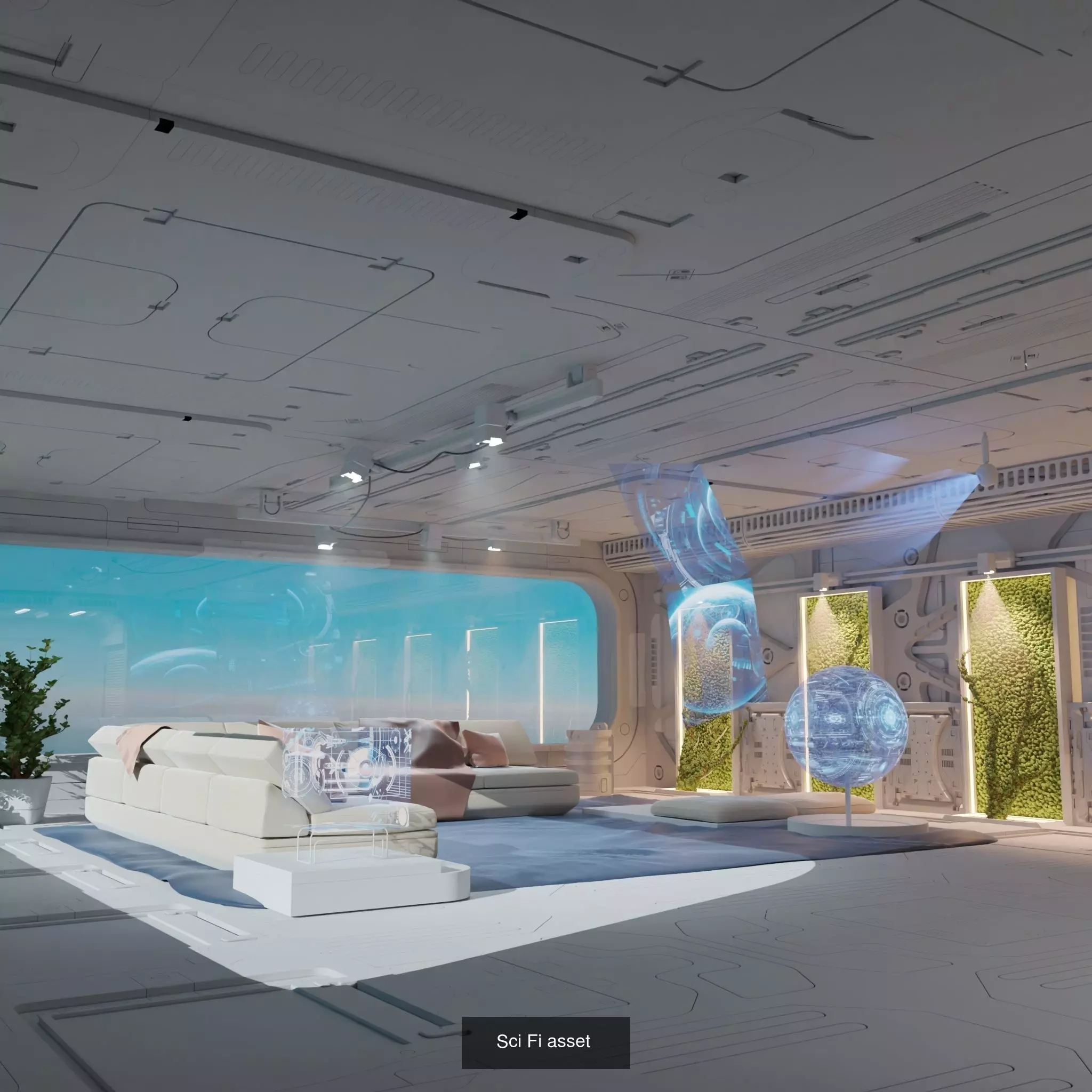 Sci fi asset 3D Model Collection_0