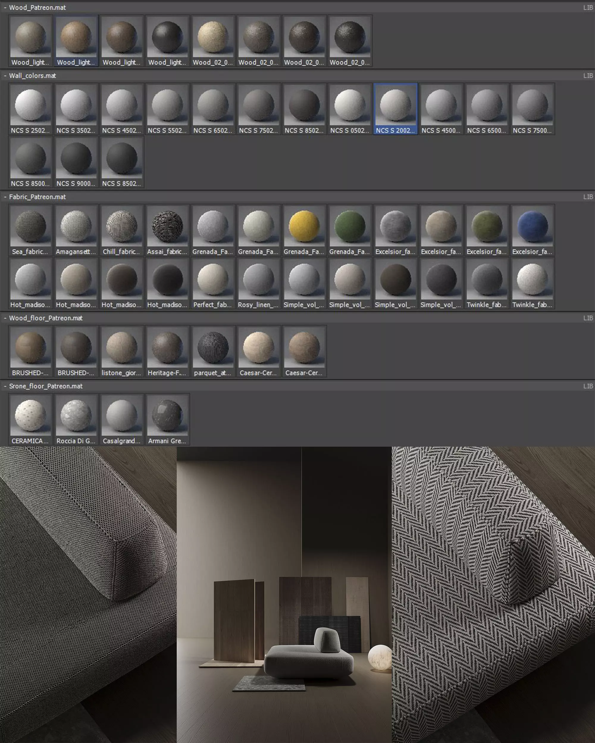 Material Libraries Patreon 3D model_0