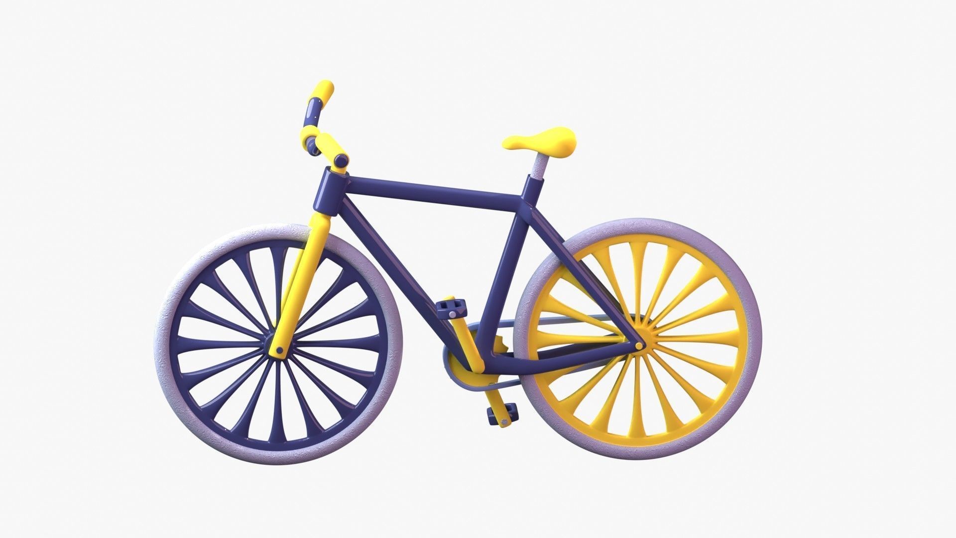Bicycle 3D Illustration 3D model_3