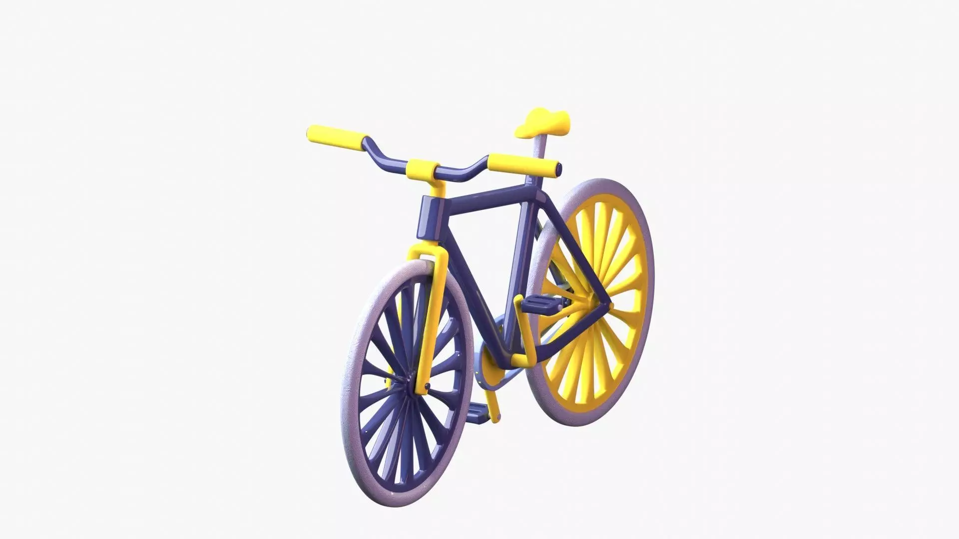 Bicycle 3D Illustration 3D model_0