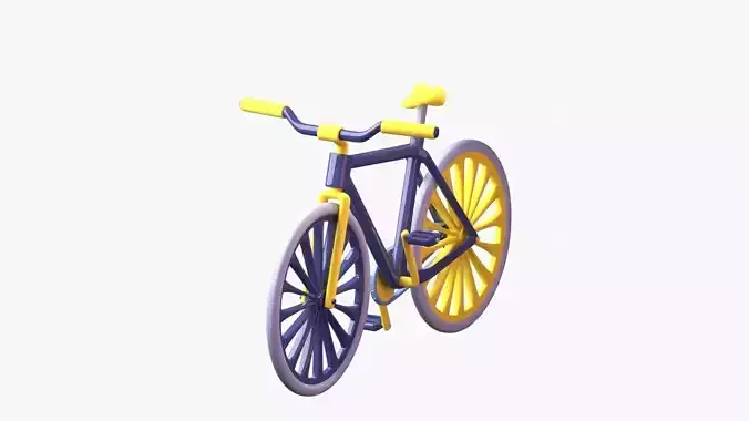 Bicycle 3D Illustration