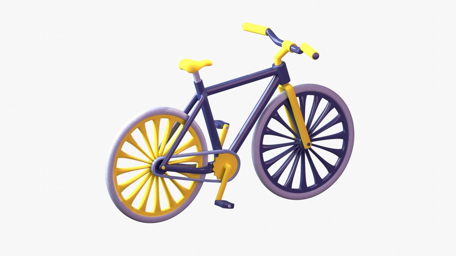Bicycle 3D Illustration 3D model_11