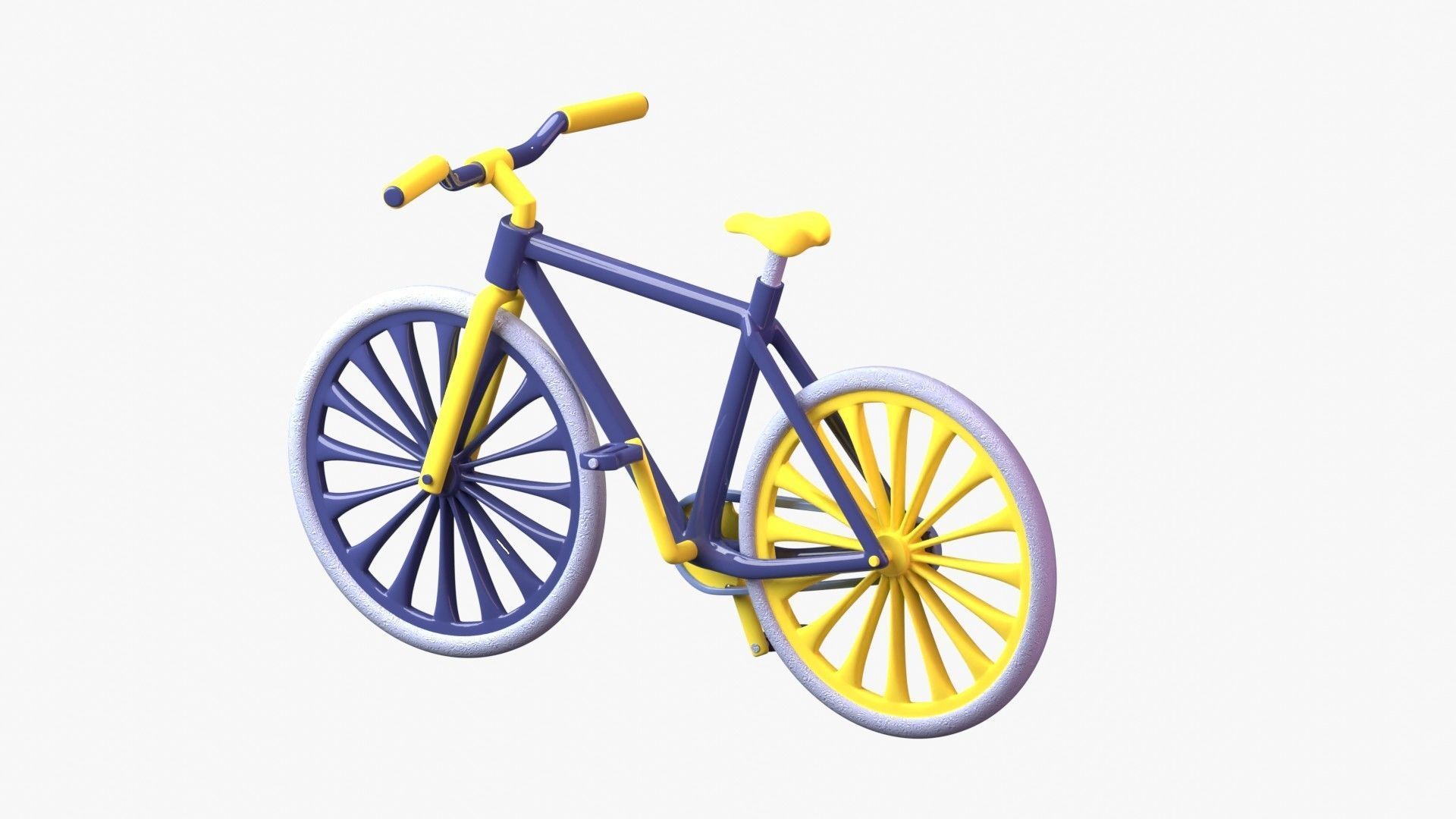 Bicycle 3D Illustration 3D model_5