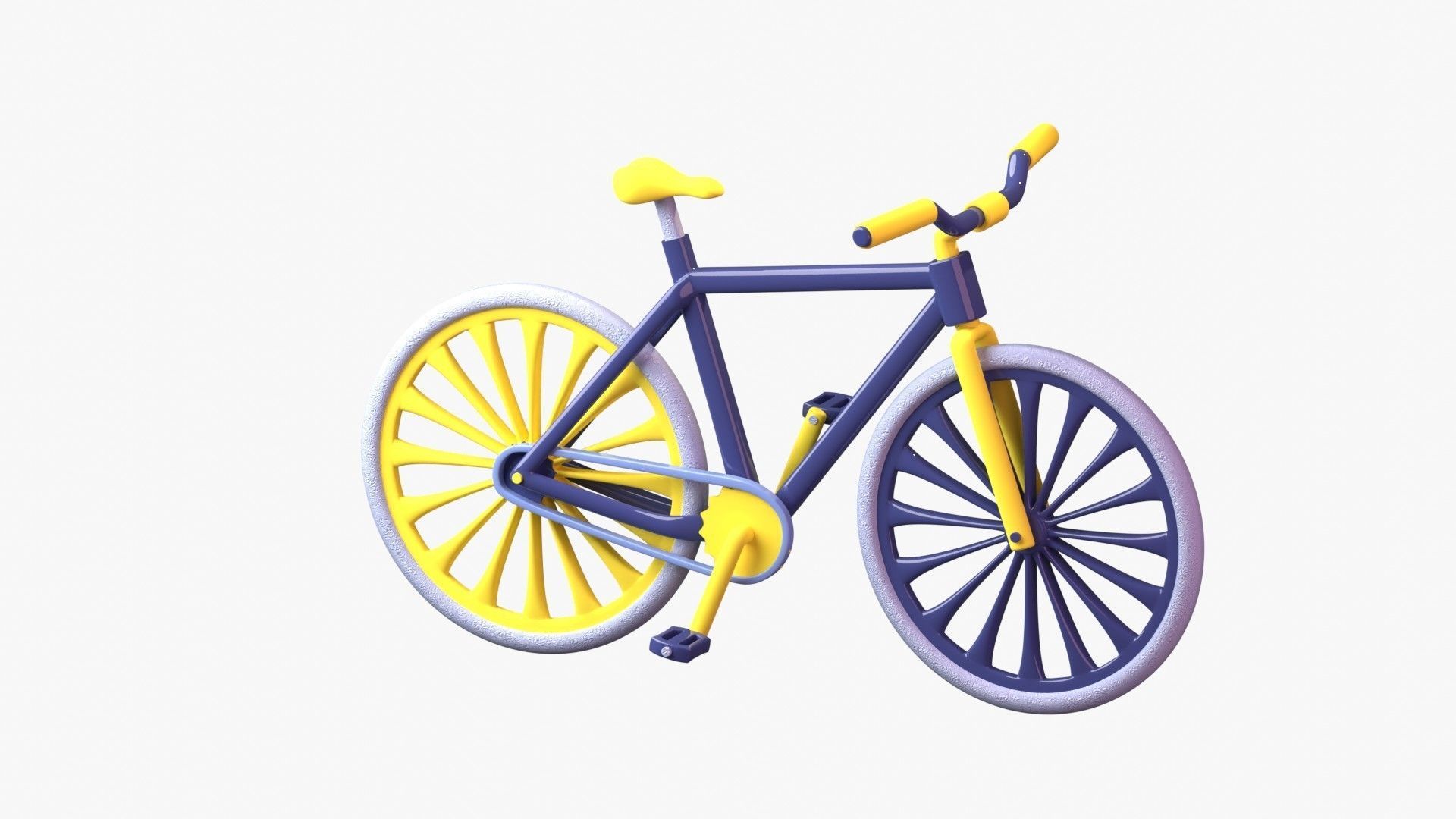 Bicycle 3D Illustration 3D model_14