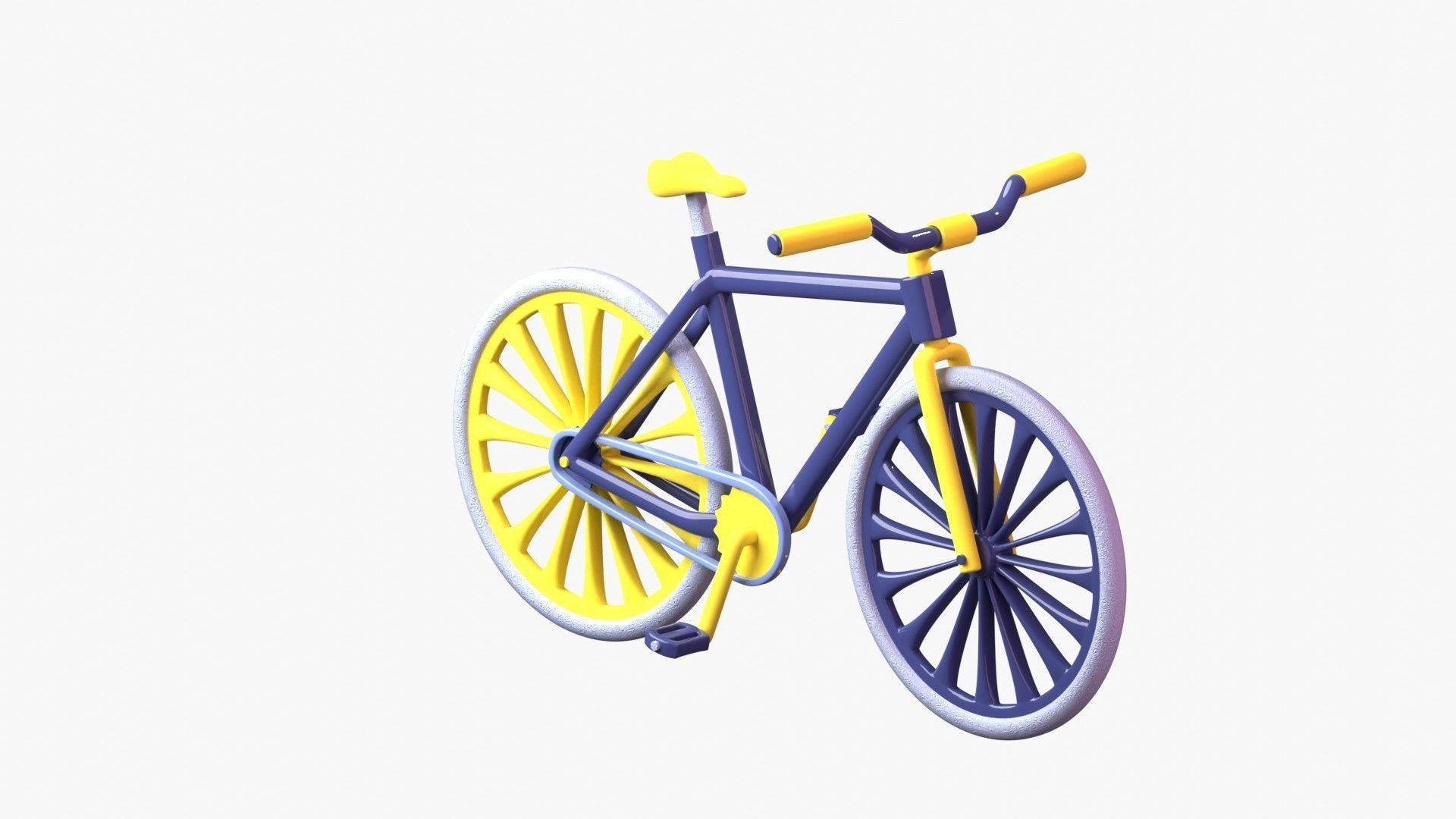 Bicycle 3D Illustration 3D model_15