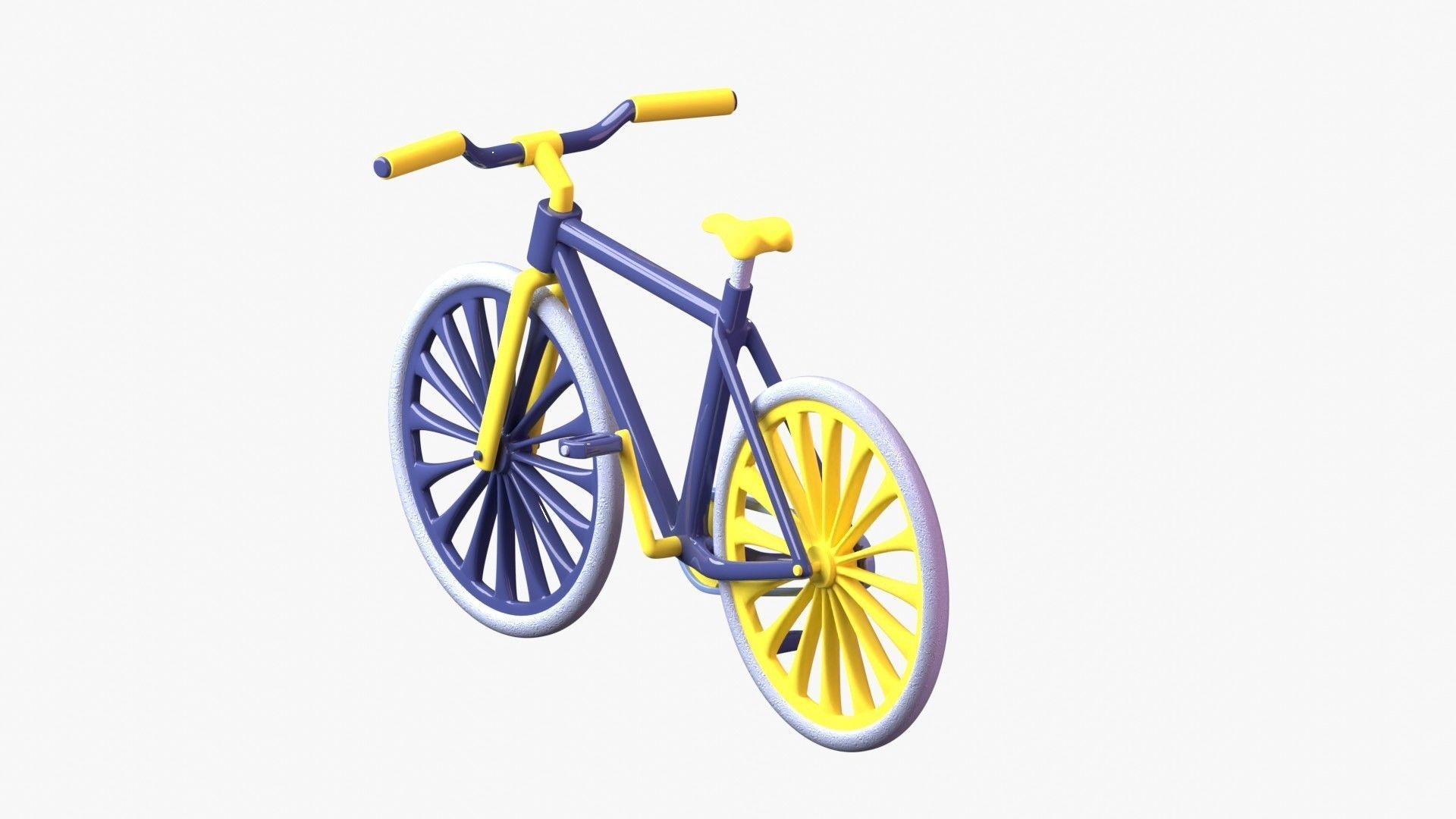 Bicycle 3D Illustration 3D model_6