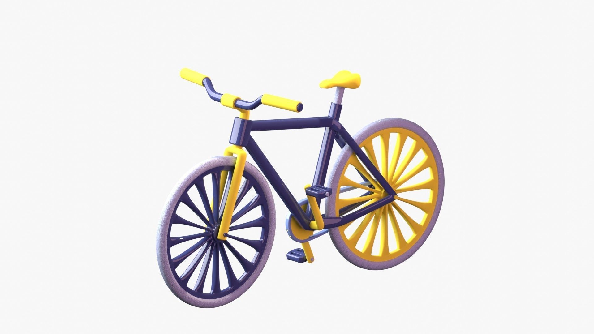 Bicycle 3D Illustration 3D model_1
