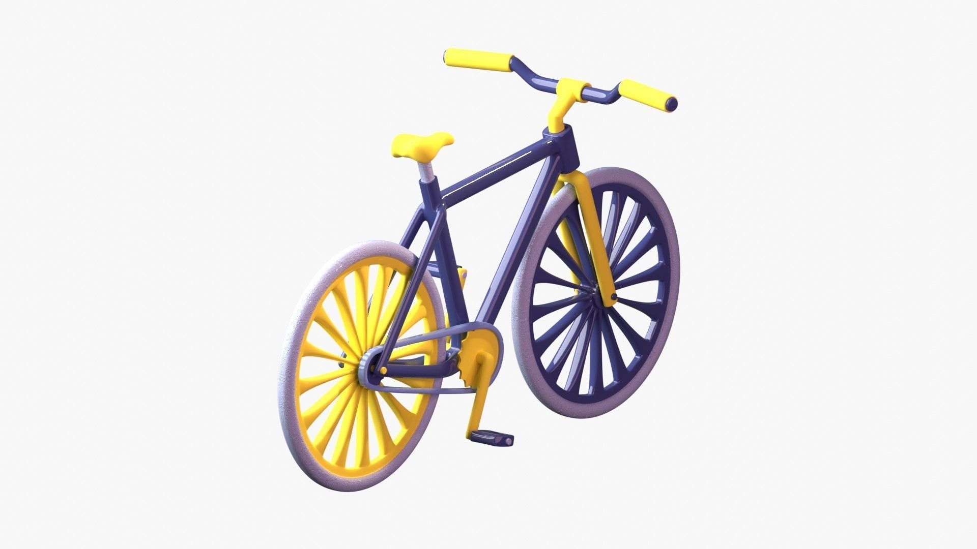 Bicycle 3D Illustration 3D model_10