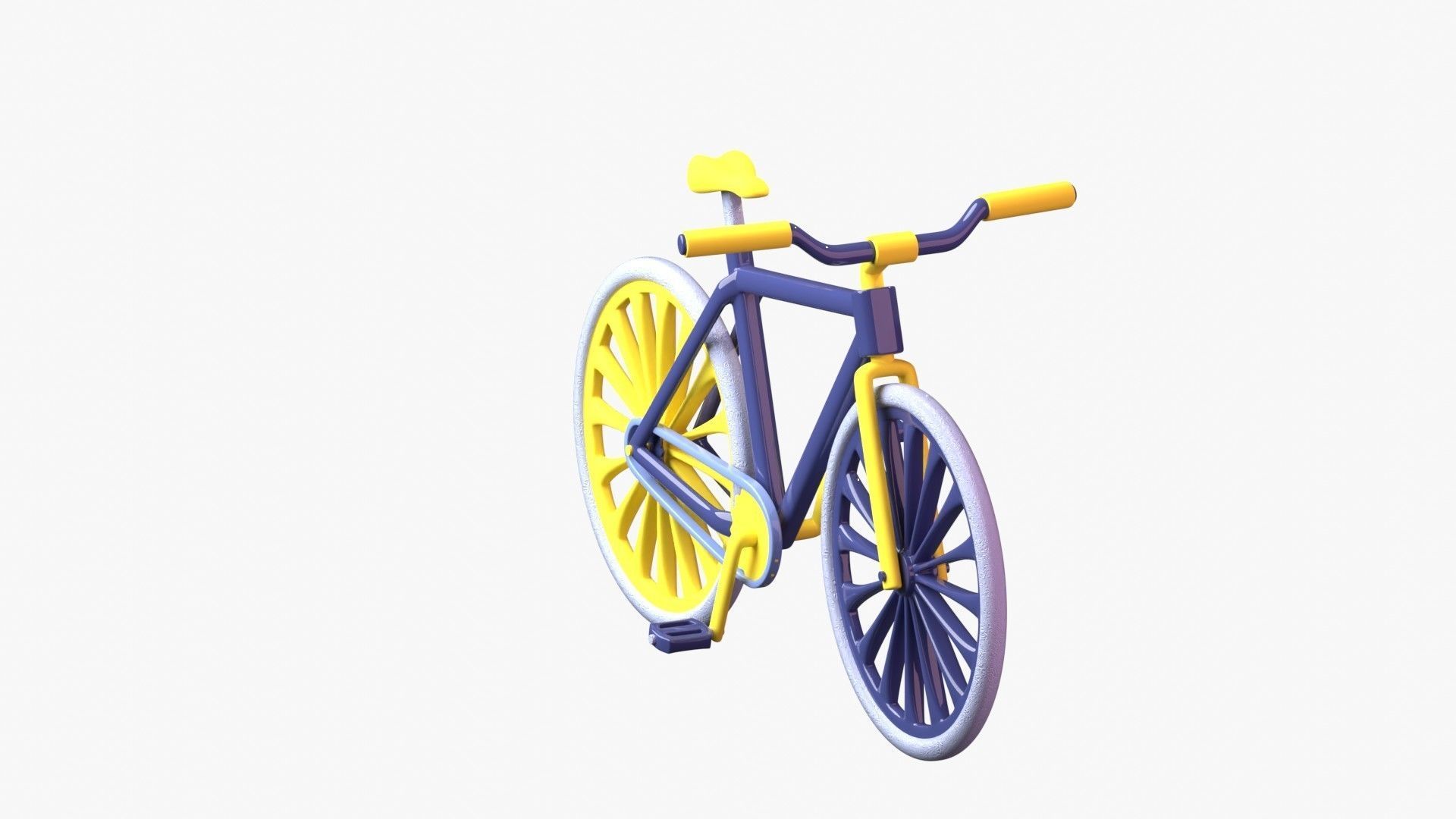 Bicycle 3D Illustration 3D model_16