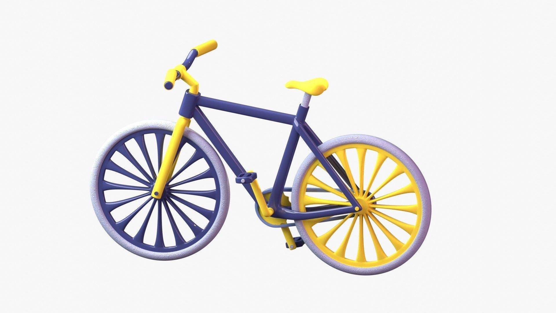 Bicycle 3D Illustration 3D model_4