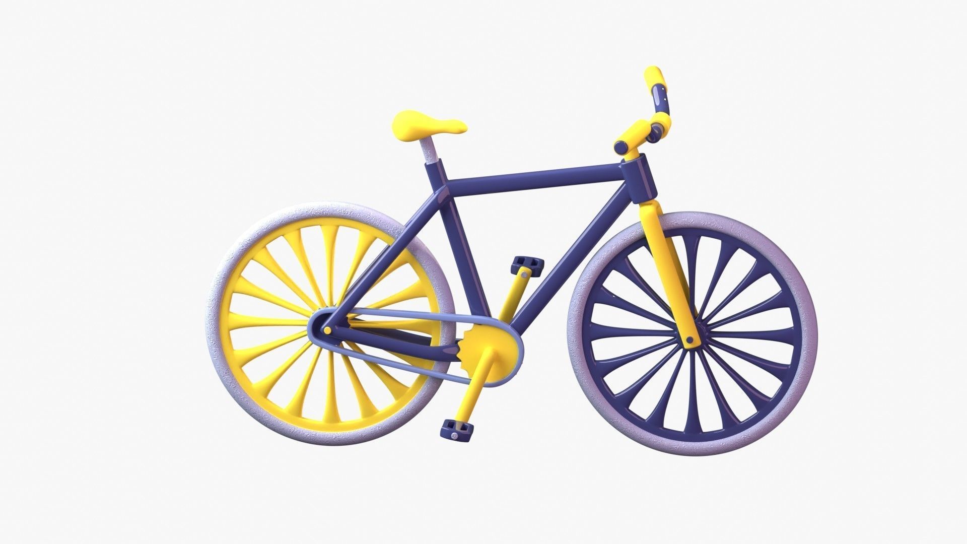 Bicycle 3D Illustration 3D model_13