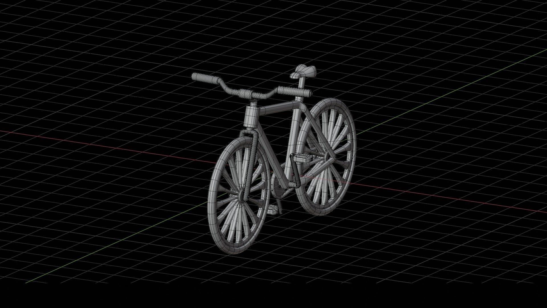 Bicycle 3D Illustration 3D model_19