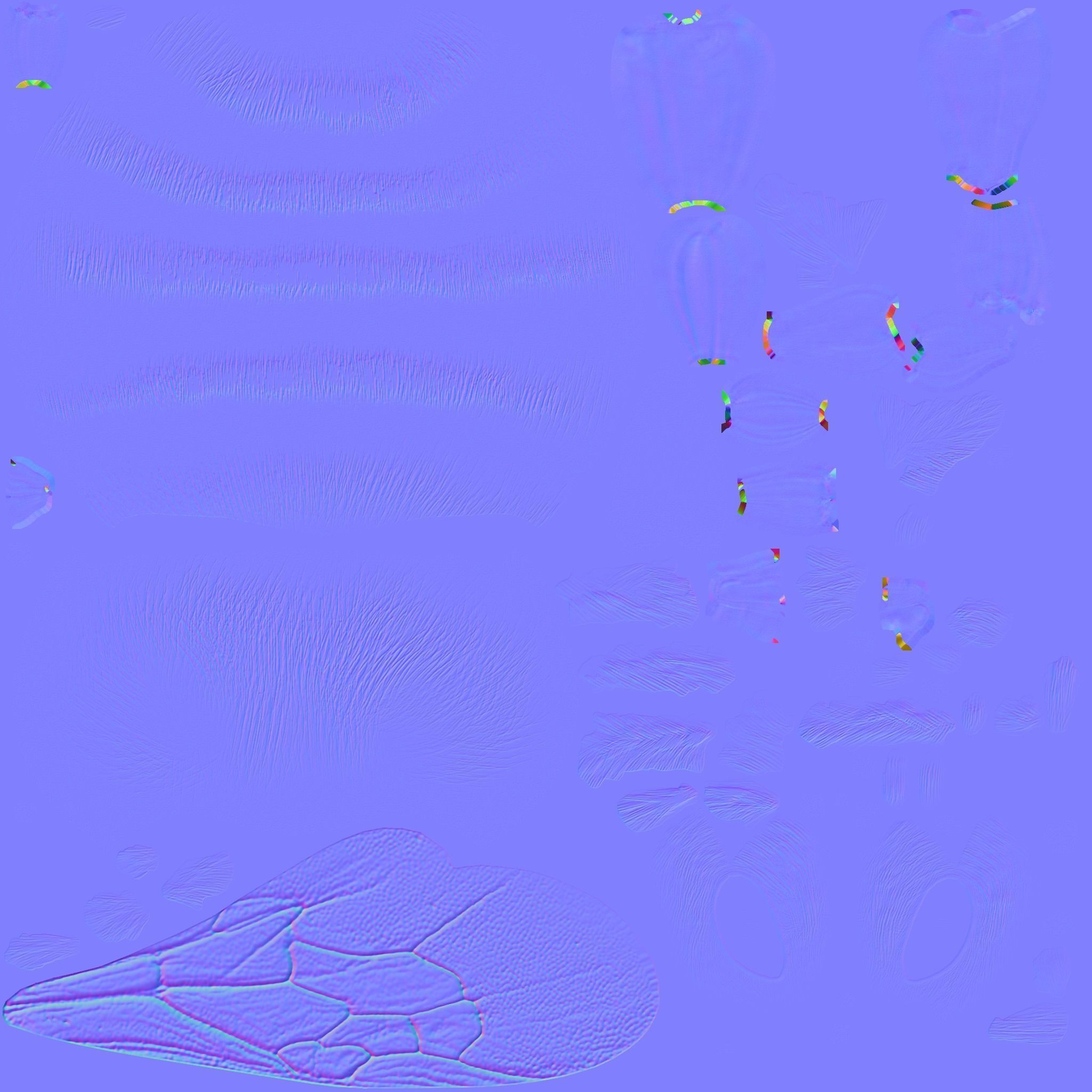 3D animated bee Low-poly 3D model_21