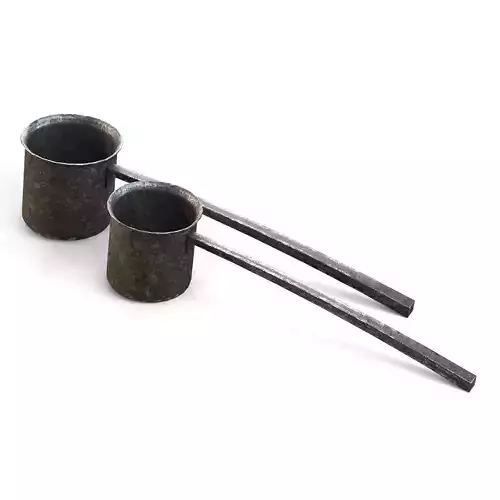 Old Metal Scoops