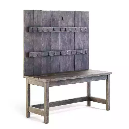 Old Wooden Wall Table