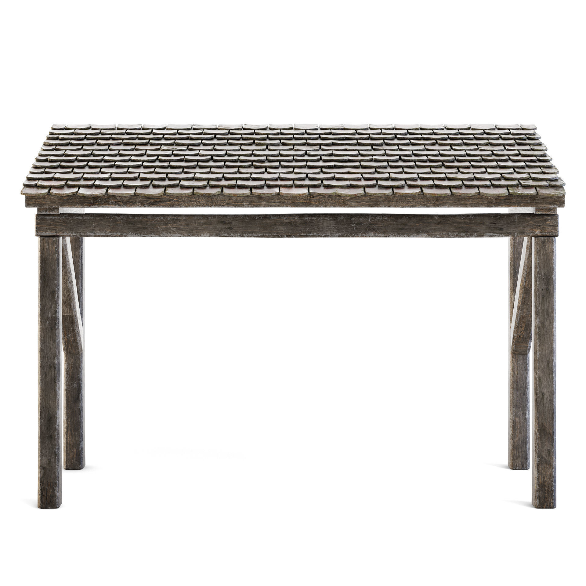 Forge Wooden Roof 3D model_4