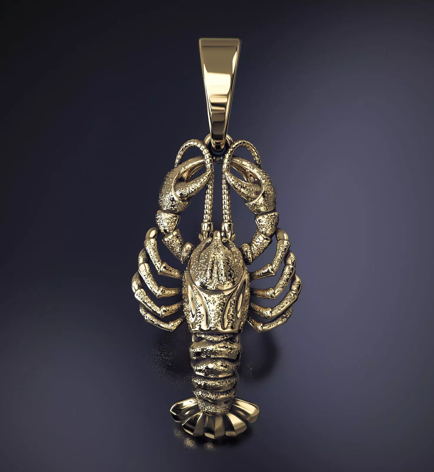 CRAYFISH PENDANT Printable Model Free 3D print model
