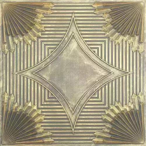 3D max ceiling tile used for cafe ceiling panels 3D model