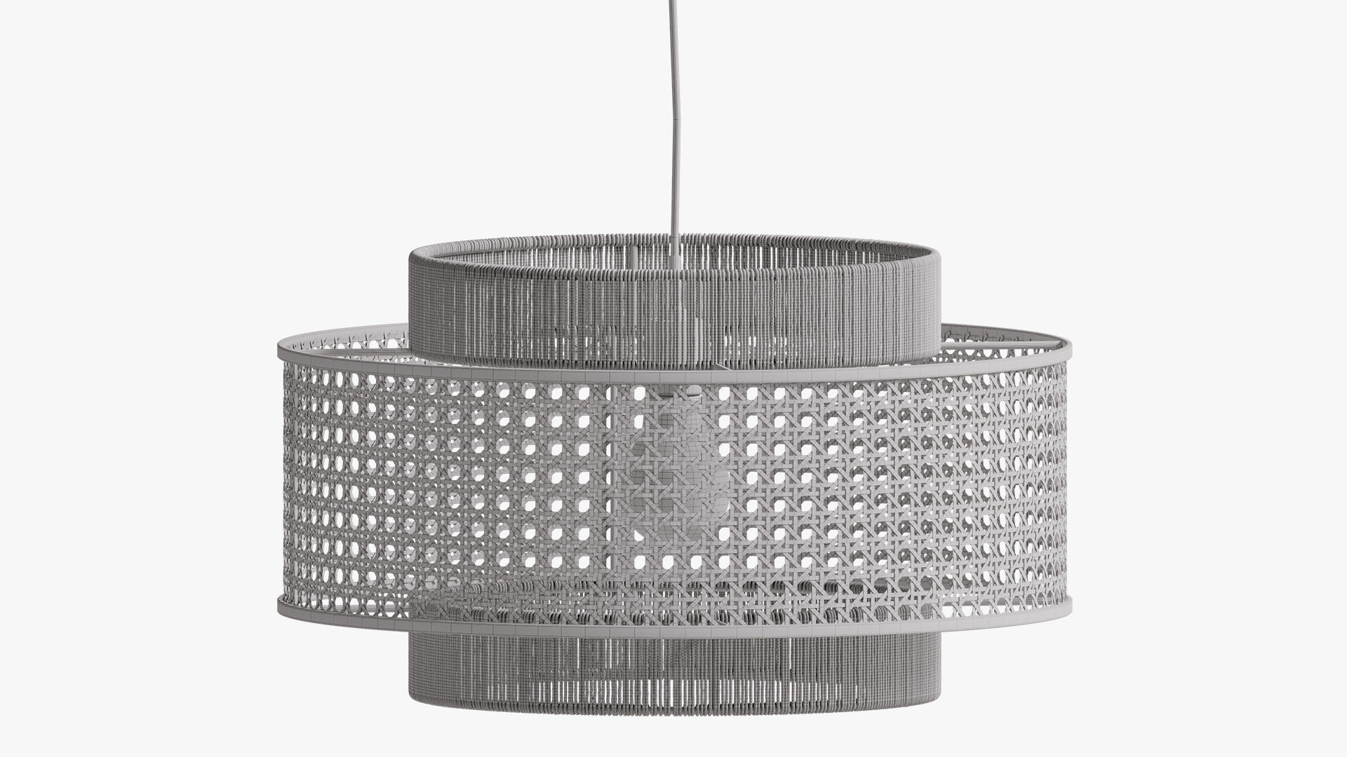Concentric Pendant Light 3D model_7