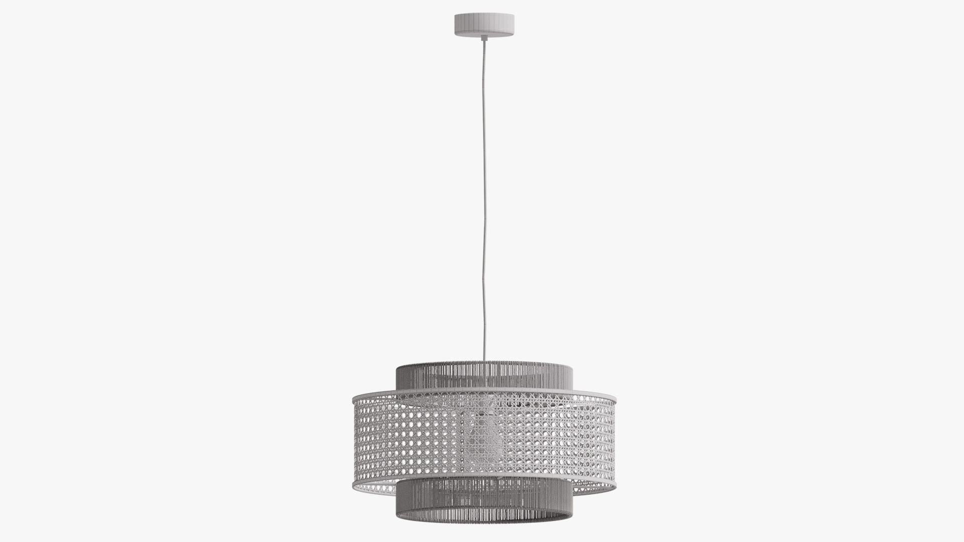 Concentric Pendant Light 3D model_5