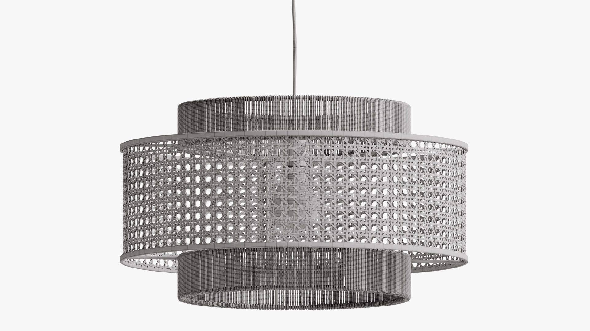 Concentric Pendant Light 3D model_6