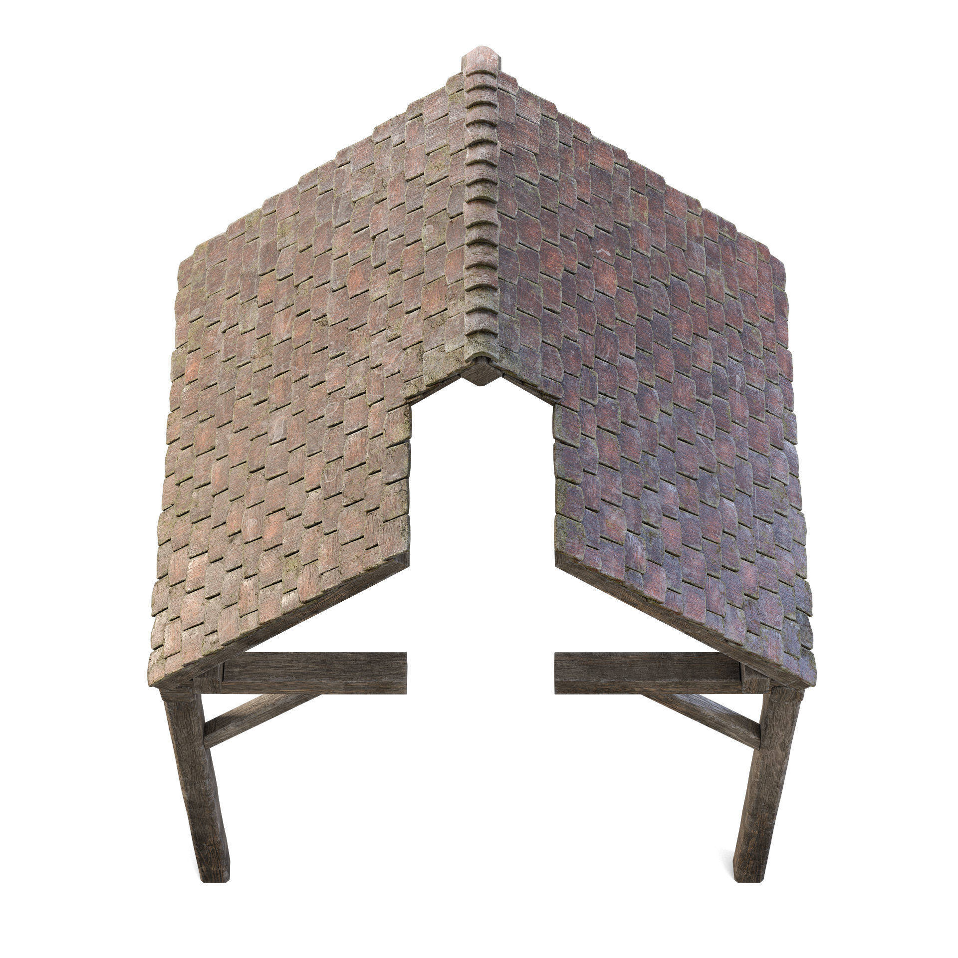 Forge Wooden Roof 3D model_6
